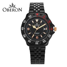 [OBERON] OB-902 RGBK _ Japan Movement, Stainless Steel, Waterproof, Quartz, Men Watches, Fashion Business Casual Men's Watches